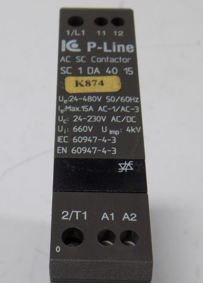 IC P-LINE AC 1PH SEMICONDUCTOR CONTACTOR SC 1 DA 40 15 "USADOS" OJO SON "USADOS"